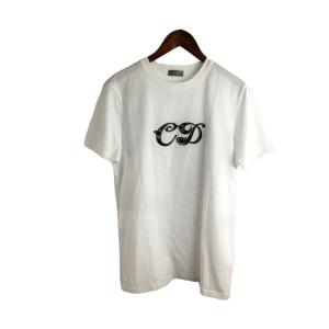 Christian Dior◇ペイント加工Tシャツ/XS/コットン/WHT/総柄