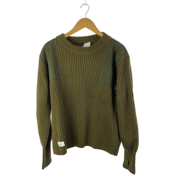 WTAPS◆ニット・セーター(厚手)/--/アクリル/KHK/182MADT-KNM02//