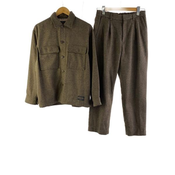 PENDLETON◆セットアップ/M/ポリエステル/BRW/1475-5214/1475-5215