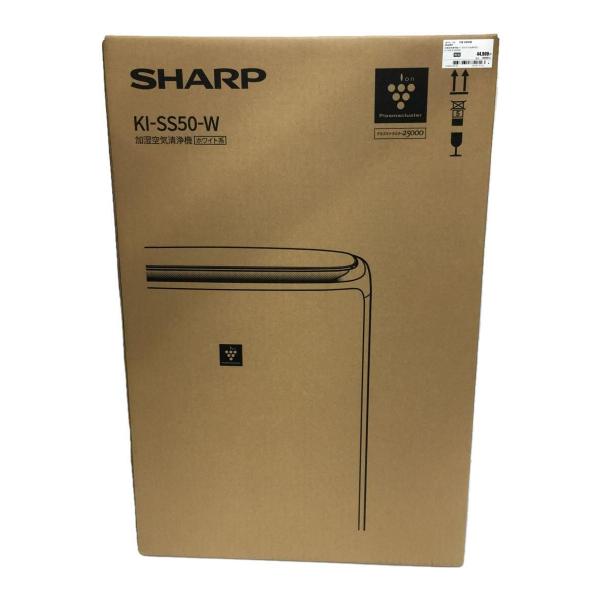 SHARP◆加湿空気清浄機/KI-SS50-W/シャープ/白