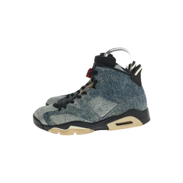 NIKE◆AIR JORDAN RETRO 6/インディゴ/CT5350-401/28cm/ナイキ