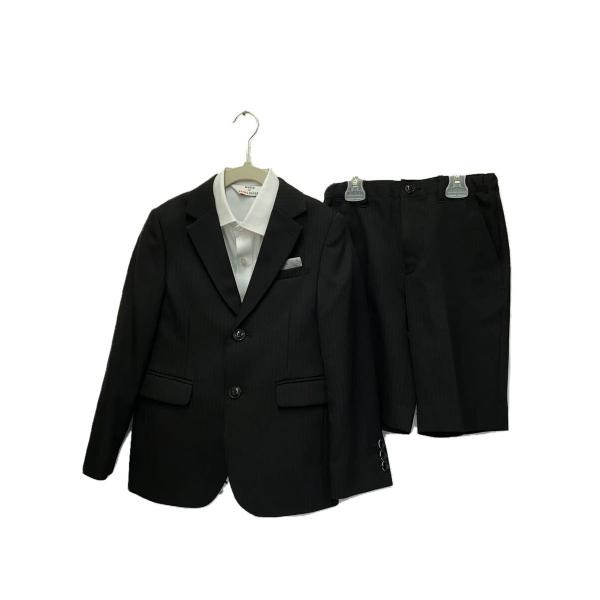 waltz by BEAMS DESIGN◆スーツ/120cm/ポリエステル/黒/ストライプ/300...