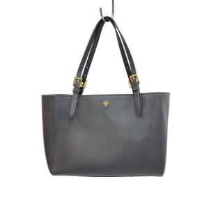 TORY BURCH◆ハンドバッグ/レザー/ブラック/TORY BURCH トリーバーチ