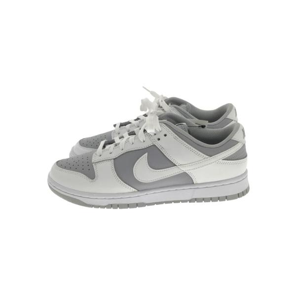 NIKE◆DUNK LOW Grey and White/ローカットスニーカー/27cm/GRY/D...