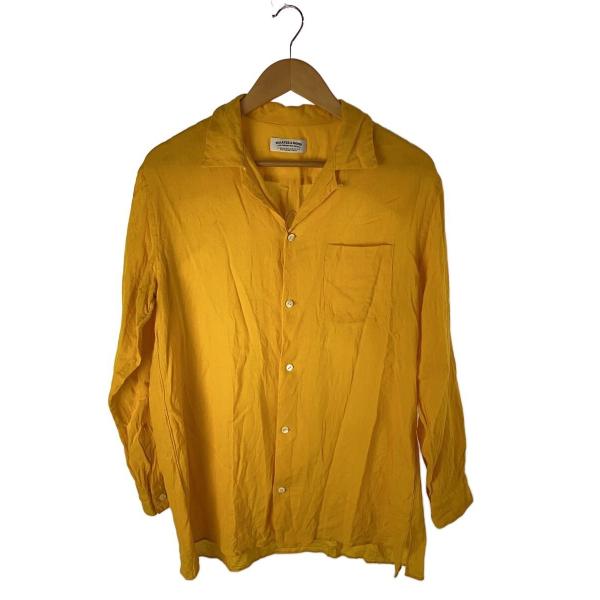 MAATEE&amp;SONS◆Ex H wool spen collar shirt/25ss/YLW/M...