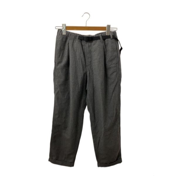 GRAMICCI◆WOOL BLEND TUCK TAPERED PANTS/ボトム/M/ポリエステ...