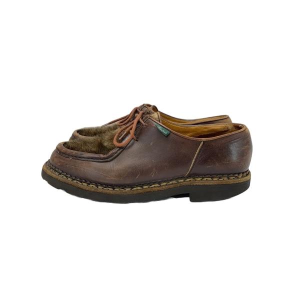 Paraboot◆JS別注/ミカエル/チロリアンシューズ/内ヤブレ、傷、ソール減り/41.5/BRW...