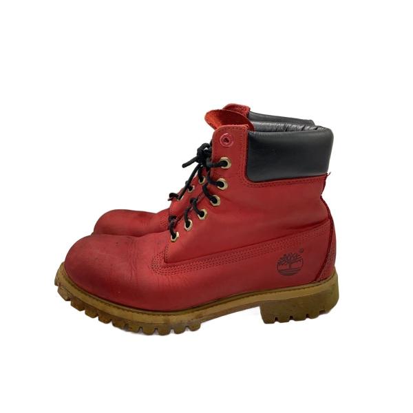 Timberland◆40周年/6inch Ruby Red Nubuck BOOT/アッパーヨゴレ...