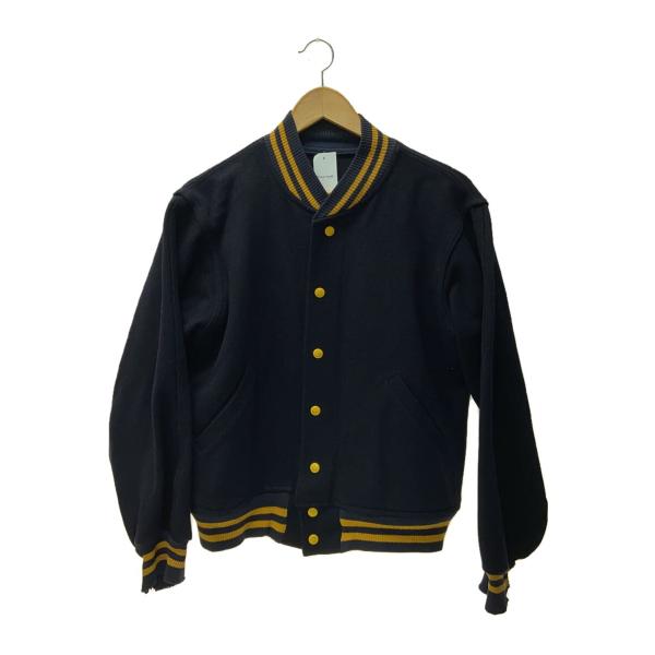 Champion◆スタジャン/M/ウール/NVY/ランタグ/50〜60s/アワードジャケット//