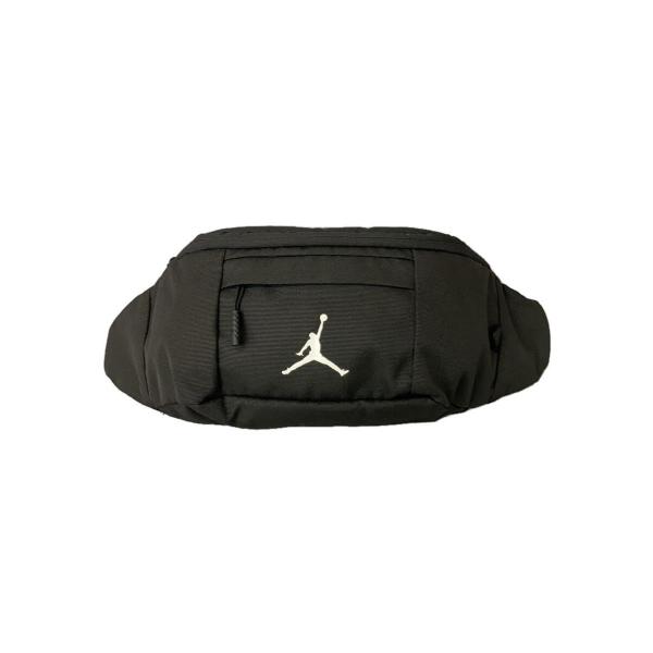 NIKE◆AIR JORDAN WAIST BAG/ウエストバッグ/ポリエステル/BLK/61784...