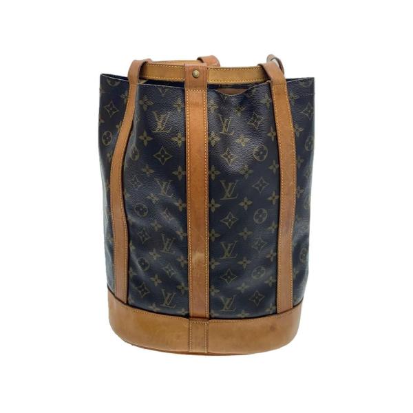 LOUIS VUITTON◆ランドネPM_モノグラム・キャンバス_M42243/PVC/BRW/総柄