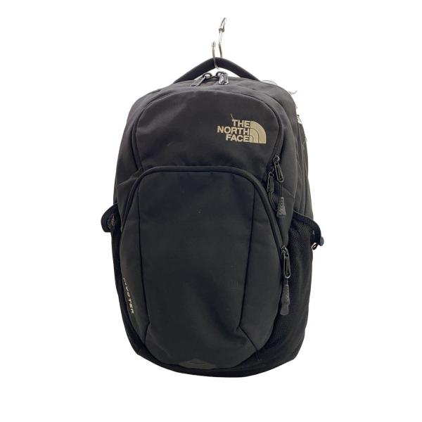 THE NORTH FACE◆PIVOTER/リュック/ナイロン/BLK/ファスナーほつれ有