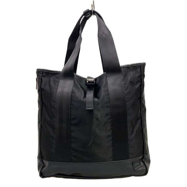 PORTER◆トートバッグ/ナイロン/BLK/383-07057//