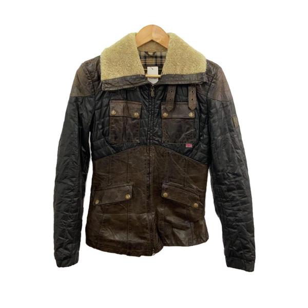 Belstaff◆レザージャケット・ブルゾン/44/レザー/BRW