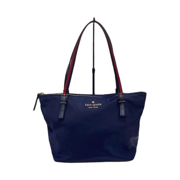 kate spade new york◆トートバッグ/ナイロン/NVY/PXRU9024