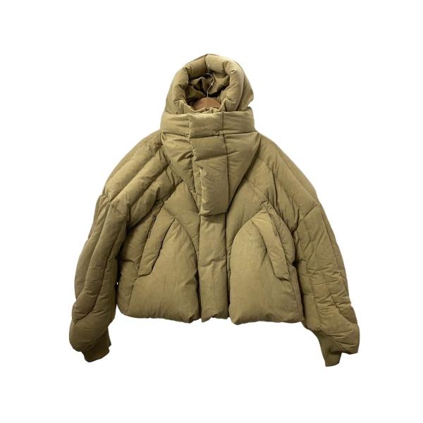 entire studios◆ダウンジャケット/S/ナイロン/BEG/無地/es2229/XM PU...