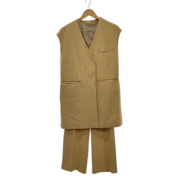 AMERI◆セットアップ/S/ポリエステル/BEG/無地/02010521221