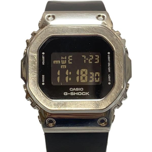 CASIO◆クォーツ腕時計/デジタル/ラバー/本体小傷あり/SS/GM-S5600U-1JF//