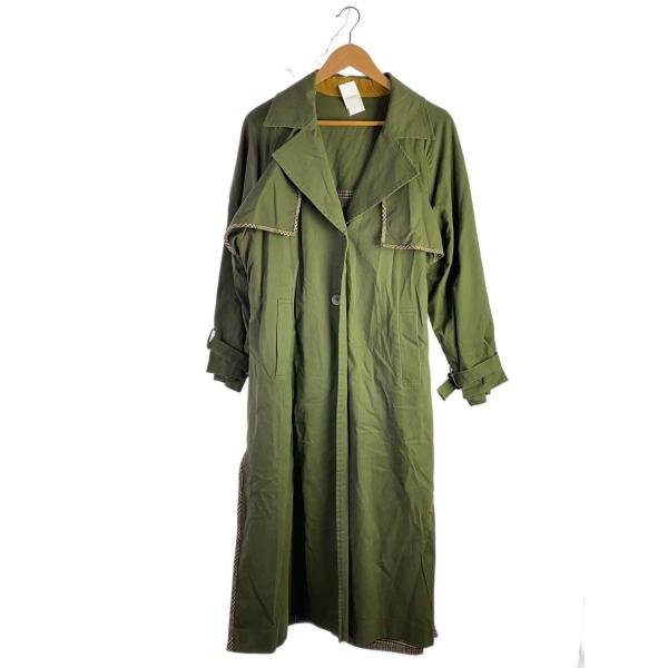 AMERI◆コート/FREE/ポリエステル/GRN/01817770050
