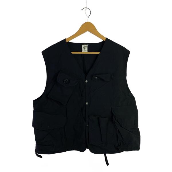 South2 West8(S2W8)◆ベスト/L/ナイロン/BLK/無地/PU444