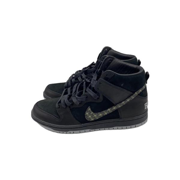 NIKE◆SB ZOOM DUNK HIGH PRO QS/ズームダンクハイプロ/ブラック/AH96...