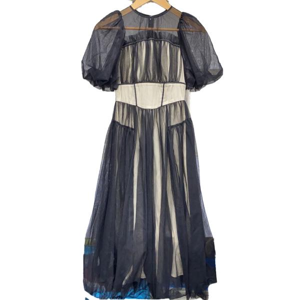 Lily Brown◆ボリュームチュールドレス/O/ナイロン/BLK/無地/LWFO241117