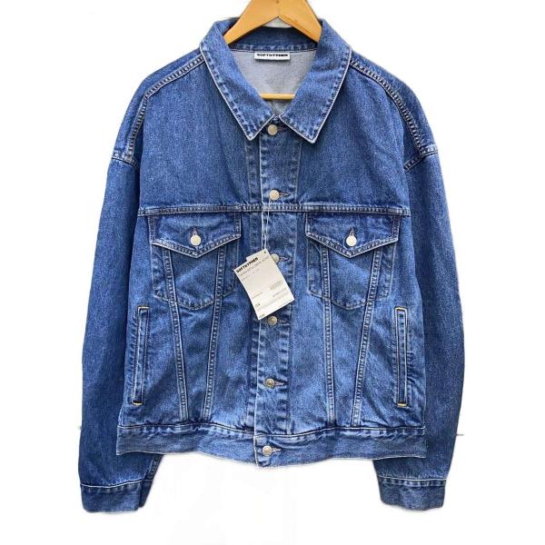 SOFTHYPHEN◆Gジャン/4/コットン/BLU/無地/MGMFJ251104-081