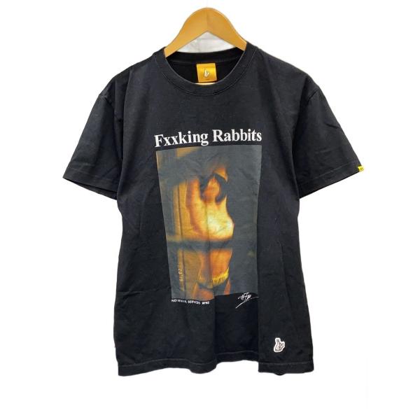 #FR2◆Tシャツ/--/コットン/BLK/Fxxing Rabbits