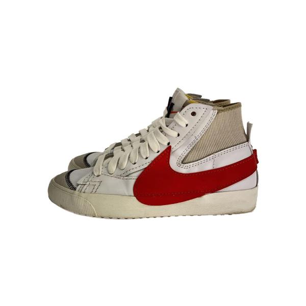 NIKE◆BLAZER MID/77 JUMBO/ハイカットスニーカー/28cm/ホワイト/PVC/...