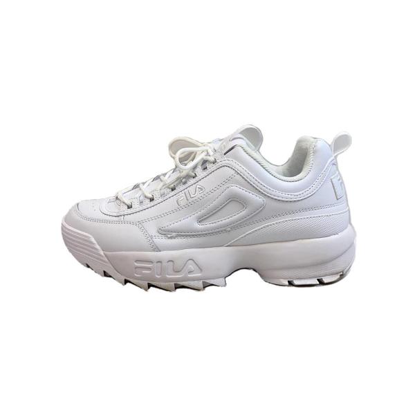 FILA◆DISRUPTOR II PREMIUM/ハイカットスニーカー/28cm/WHT/PVC/...