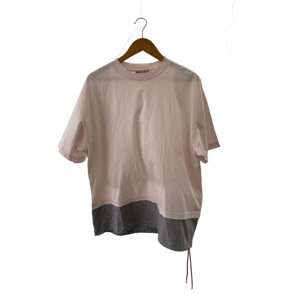 MARNI◆Tシャツ/50/コットン/PNK/無地/HUNU0034QS//