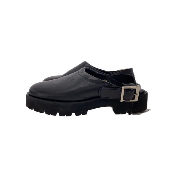 SIMPLY COMPLICATED◆Lug Mule/シューズ/--/BLK/レザー