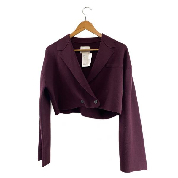 AMERI◆JACKET SEPARATE KNIT/テーラードジャケット/M/レーヨン/BRD/0...