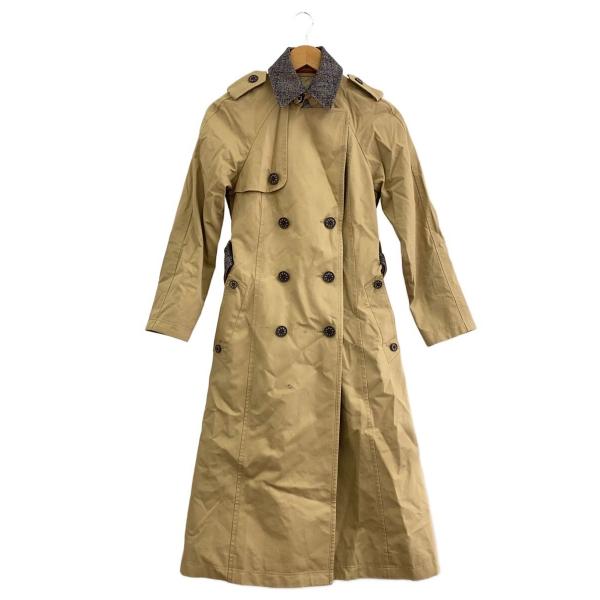 LOVELESS◆トレンチコート/34/コットン/BEG/無地/62A44-820-42