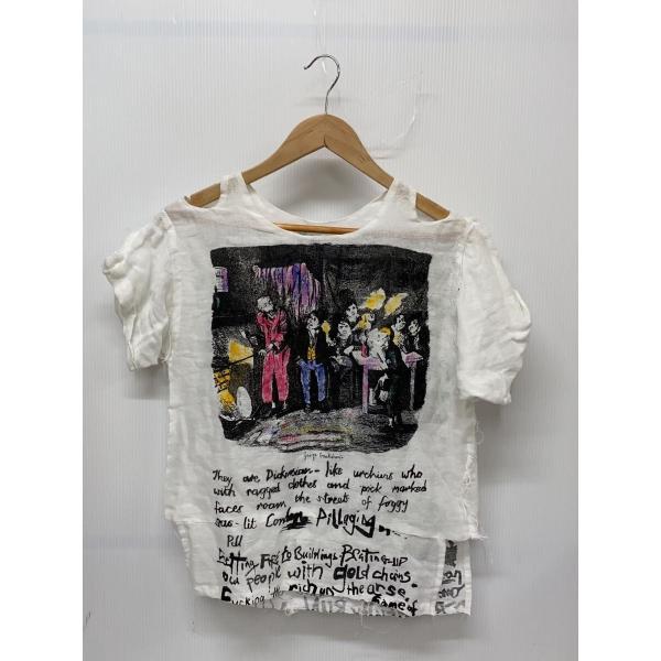 SEDITIONARIES◆y2k/パンクロック/ガーゼシャツ/Tシャツ/WHT