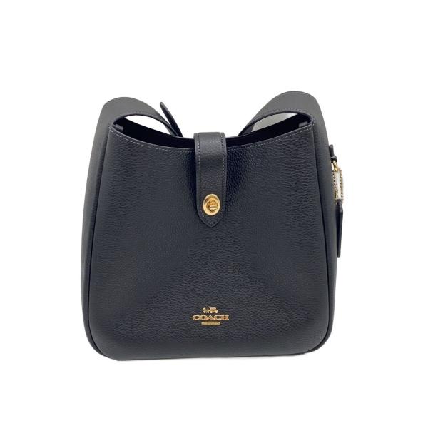 COACH◆ハドリー_コンバーチブルクロスボディバッグ/ショルダーバッグ/レザー/BLK/無地/CW...