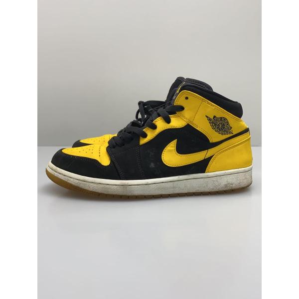 NIKE◆AIR JORDAN 1 MID/エアジョーダンミッド/ブラック/554724-035/2...