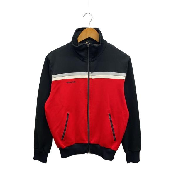 adidas◆80S/デサント製/ジャージ/M/ポリエステル/BLK/ATS-84