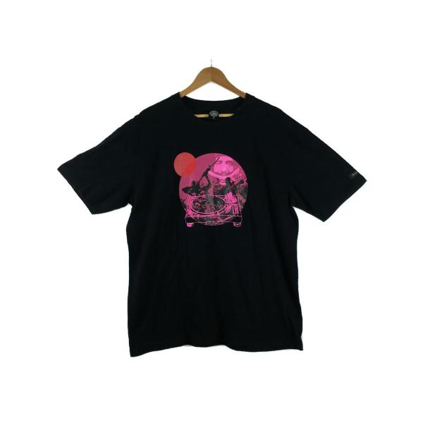 ANDSUNS◆DHAS TEE/Tシャツ/--/コットン/BLK