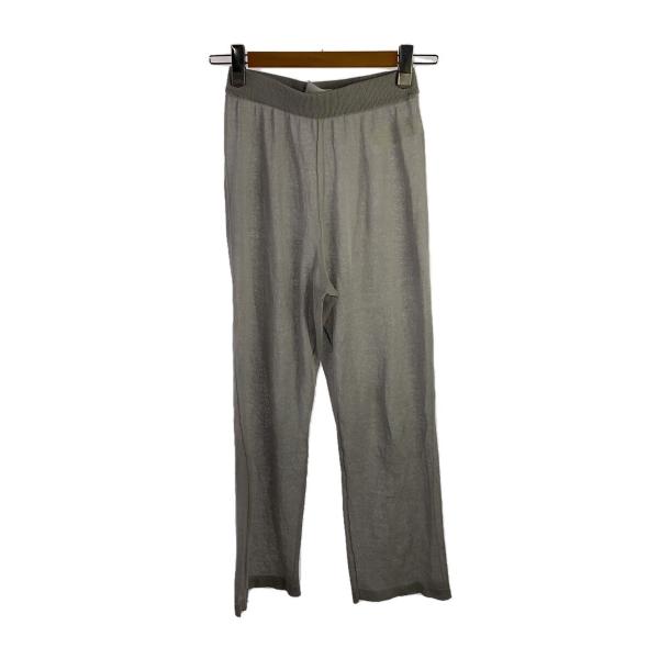 AMERI◆ストレートパンツ/S/レーヨン/GRY/無地/01210850690