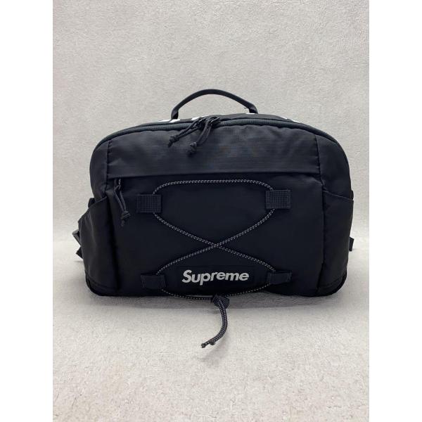 Supreme◆17SS/WAIST BAG/ウエストバッグ/ポリエステル/BLK/無地