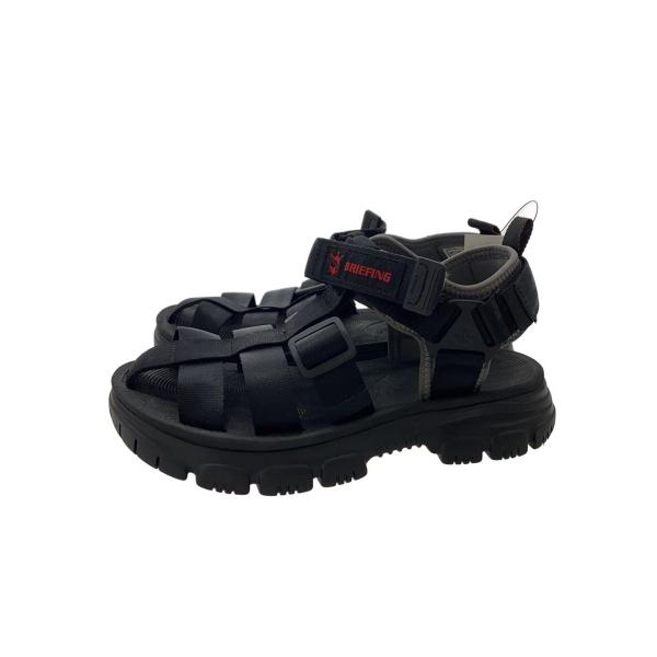 BRIEFING◆サンダル/25cm/BLK/PVC