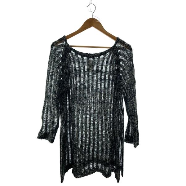 SAHARA Mix Yarn Bi-color Knit ニット・セーター/BLK/01-KN00...
