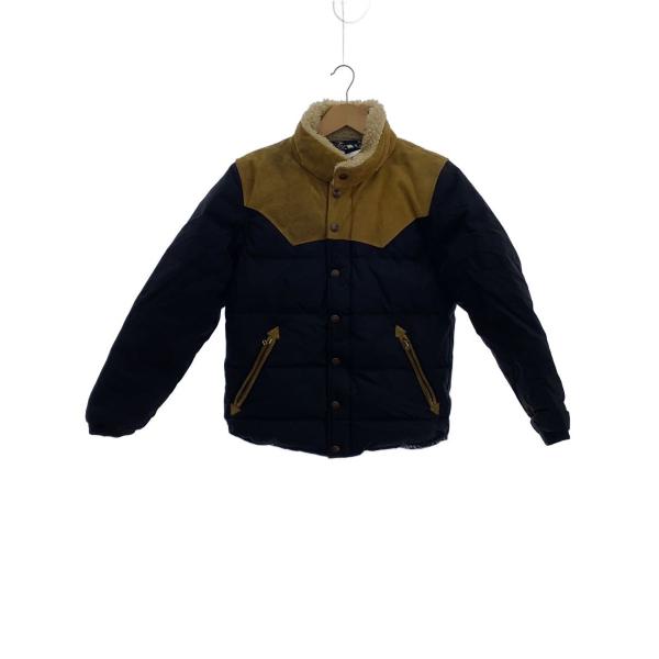 TMT◆LEATHER COMBINATION DOWN JACKET/ダウンジャケット/M/ナイロ...