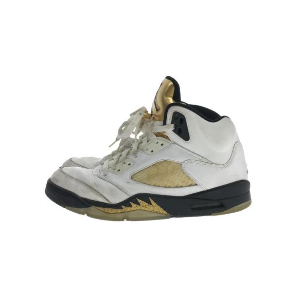 NIKE◆AIR JORDAN 5 RETRO/ジョーダン5/ハイカットスニーカー/28cm/WHT...