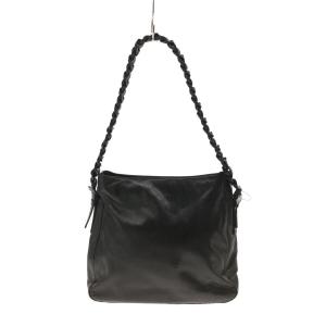 PRADA プラダ テスート 三角ロゴプレート グレー シルバー金具  