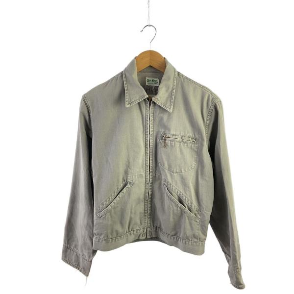 OshKosh B’Gosh◆50s/ワークジャケット/TALONジップ/GRY/ヴィンテージ