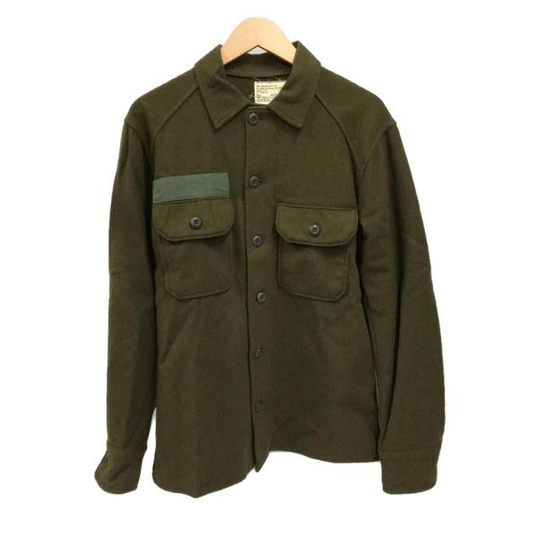 US.ARMY◆ジャケット/S/ウール/GRN/DSA100-77-C-1554