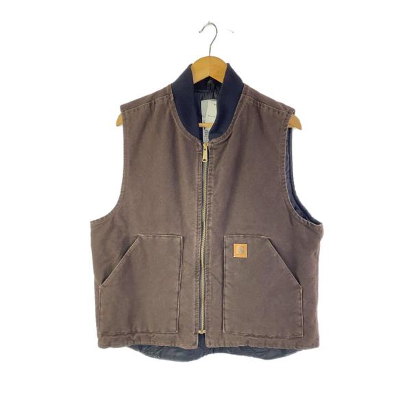 Carhartt◆ベスト/--/コットン/BRW/V02 dk8