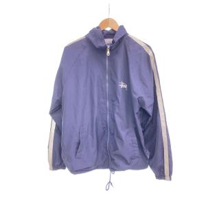 STUSSY◆ナイロンジャケット/L/ナイロン/NVY/90S/SPORT//